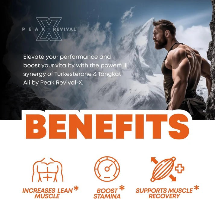 Testosterone Boosting Capsules with Turkesterone & Tongkat Ali
