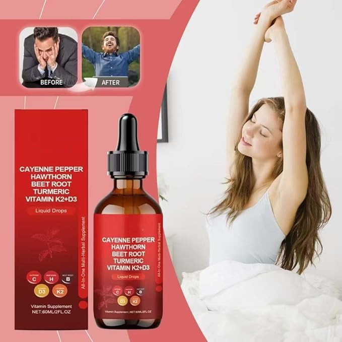 Cayenne Pepper Drops – Natural Liquid Supplement for Digestive & Heart Support