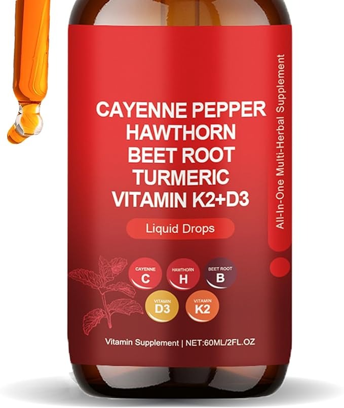 Cayenne Pepper Drops – Natural Liquid Supplement for Digestive & Heart Support