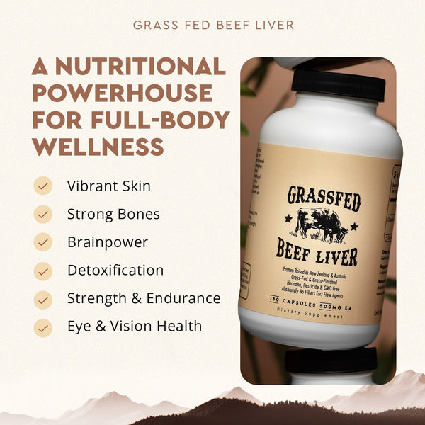 Beef Liver Capsules – Nature’s Ultimate Energy & Immunity Boost