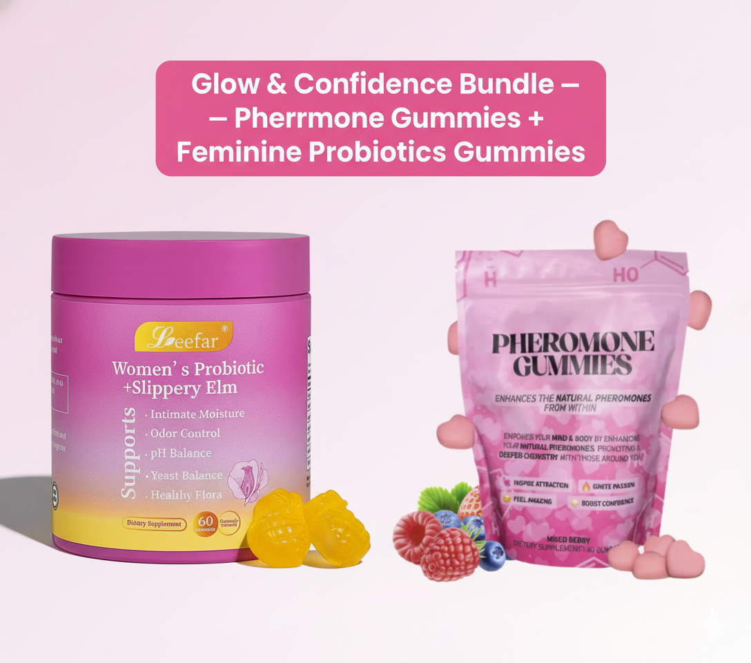 Glow & Confidence Bundle — Pheromone Gummies + Feminine Probiotics Gummies