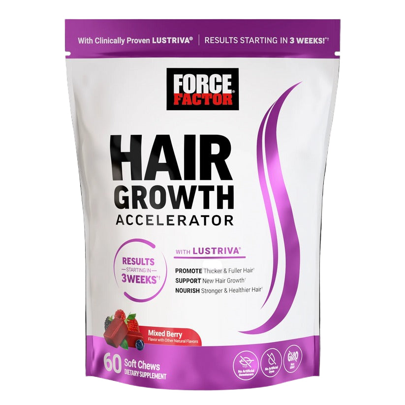 Force Factor Hair Vitamins – Growth Accelerator Chews