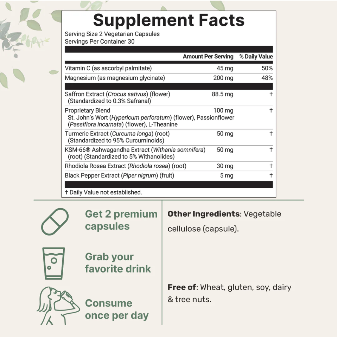 Daily Bliss- Saffron + Capsules