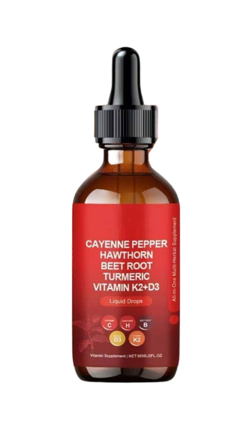 Cayenne Pepper Drops – Natural Liquid Supplement for Digestive & Heart Support